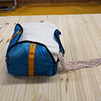 Pliage d'un parachute de secours, étape 6